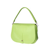 Sabina Borsa a spalla da donna Vera pelle 07139-D12 VERDE Viola Castellani