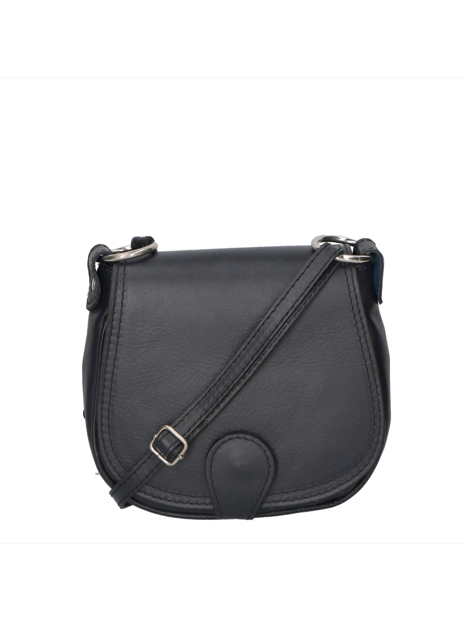 Bianca Borsa a tracolla da donna Vera pelle 10016 1020-S24 BLU JEANS Gave Lux