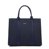 Borsa a mano da donna 100% pelle vegana PU 715-3PT-NAVYBLUE Diana&co