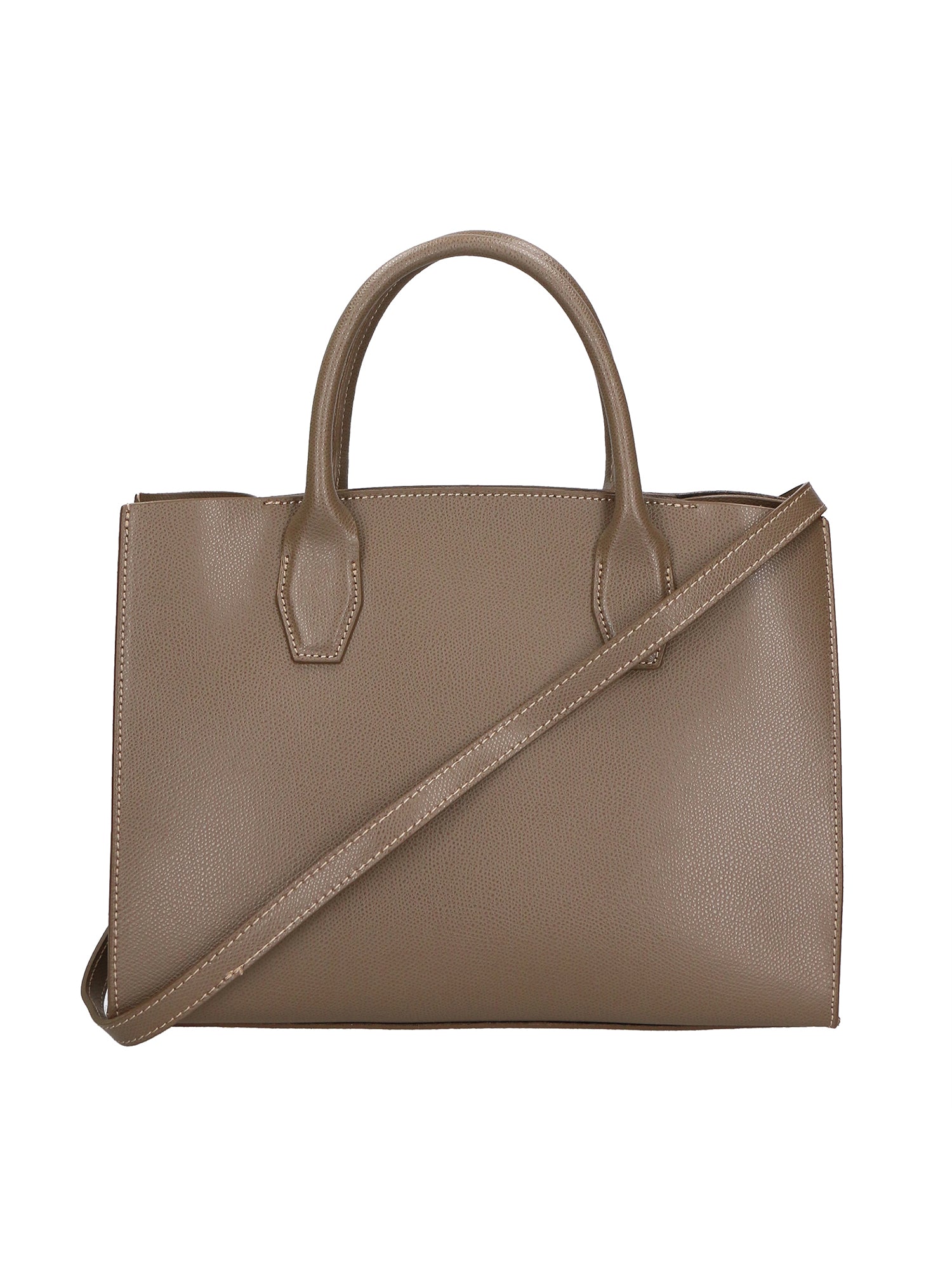 Lodovica Borsa a mano da donna Vera pelle 06544-FANGO SCURO Gave Lux