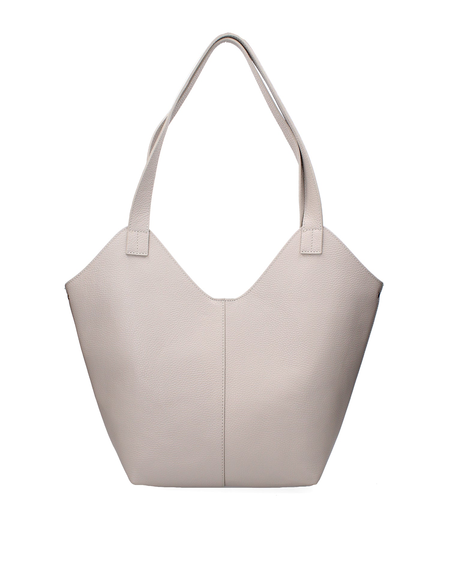 Borsa a mano da donna Vera pelle 07231-D86 GRIGIO PERLA Roberta Rossi