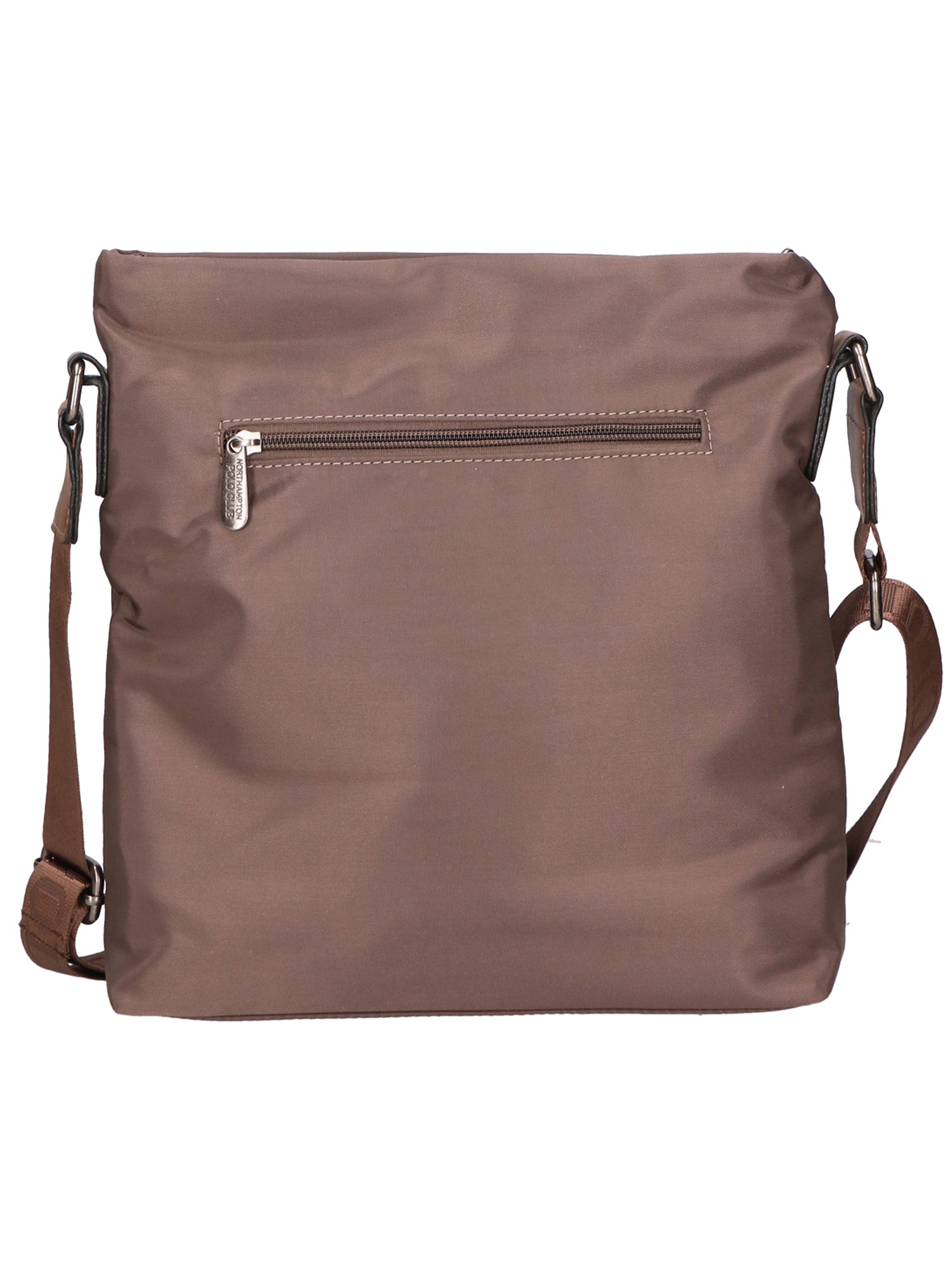 Borsa a tracolla uomo 100% pelle PU PCL3159-BROWN Northampton Polo Club