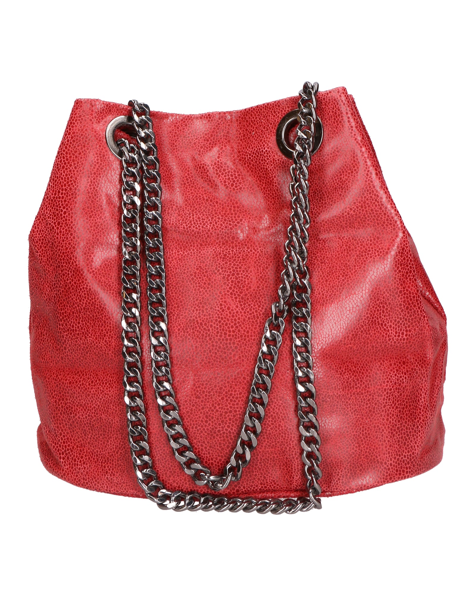 Cora Borsa a spalla da donna Vera pelle 1131-ROSSO SCURO Gave Lux
