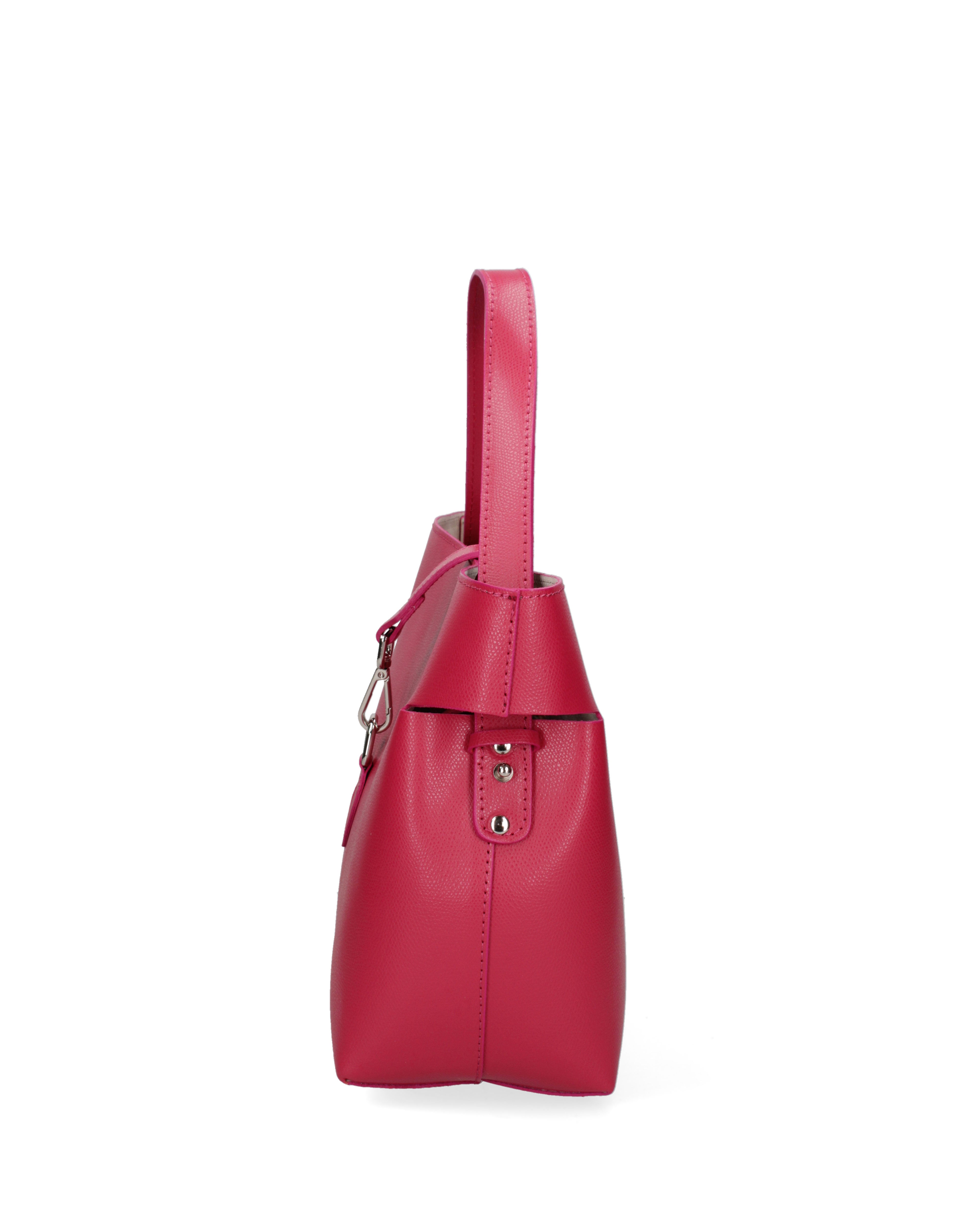 Liviana Borsa a mano da donna Vera pelle 07379-PL02 FUXIA Gave Lux