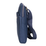 Borsa a tracolla uomo Pelle vegana + Tessuto PCL3153-BLU Northampton Polo Club