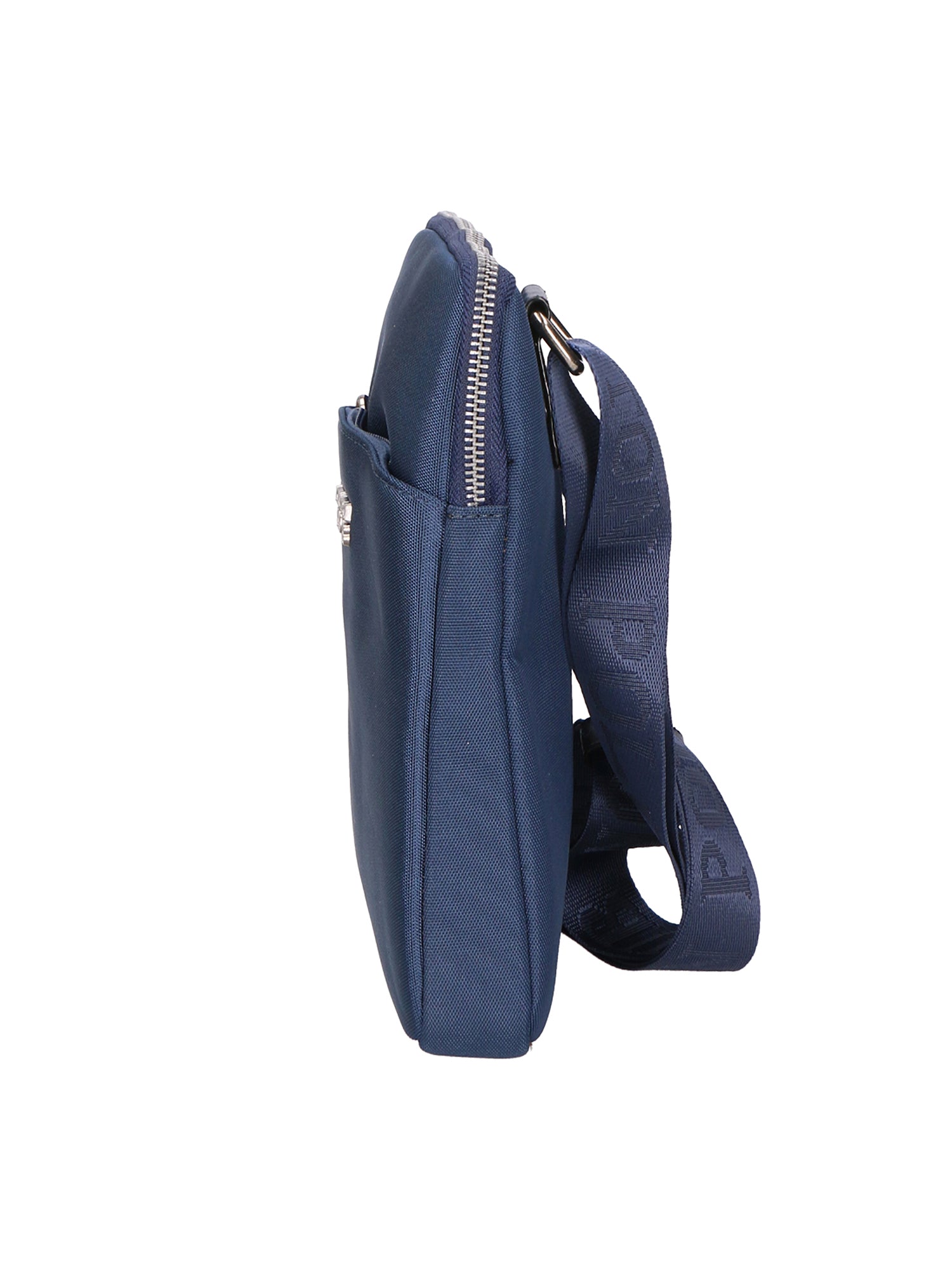 Borsa a tracolla uomo Pelle vegana + Tessuto PCL3153-BLU Northampton Polo Club