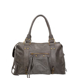Elara Borsa a spalla da donna Vera pelle 06090-018 GRIGIO MEDIO Gave Lux