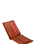 Portafoglio da uomo in vera pelle Casual IN-1068-TABACCO Sergio Valentini