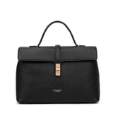 Borsa a mano da donna 100% pelle vegana PU 755-2PT-BLACK Diana&co