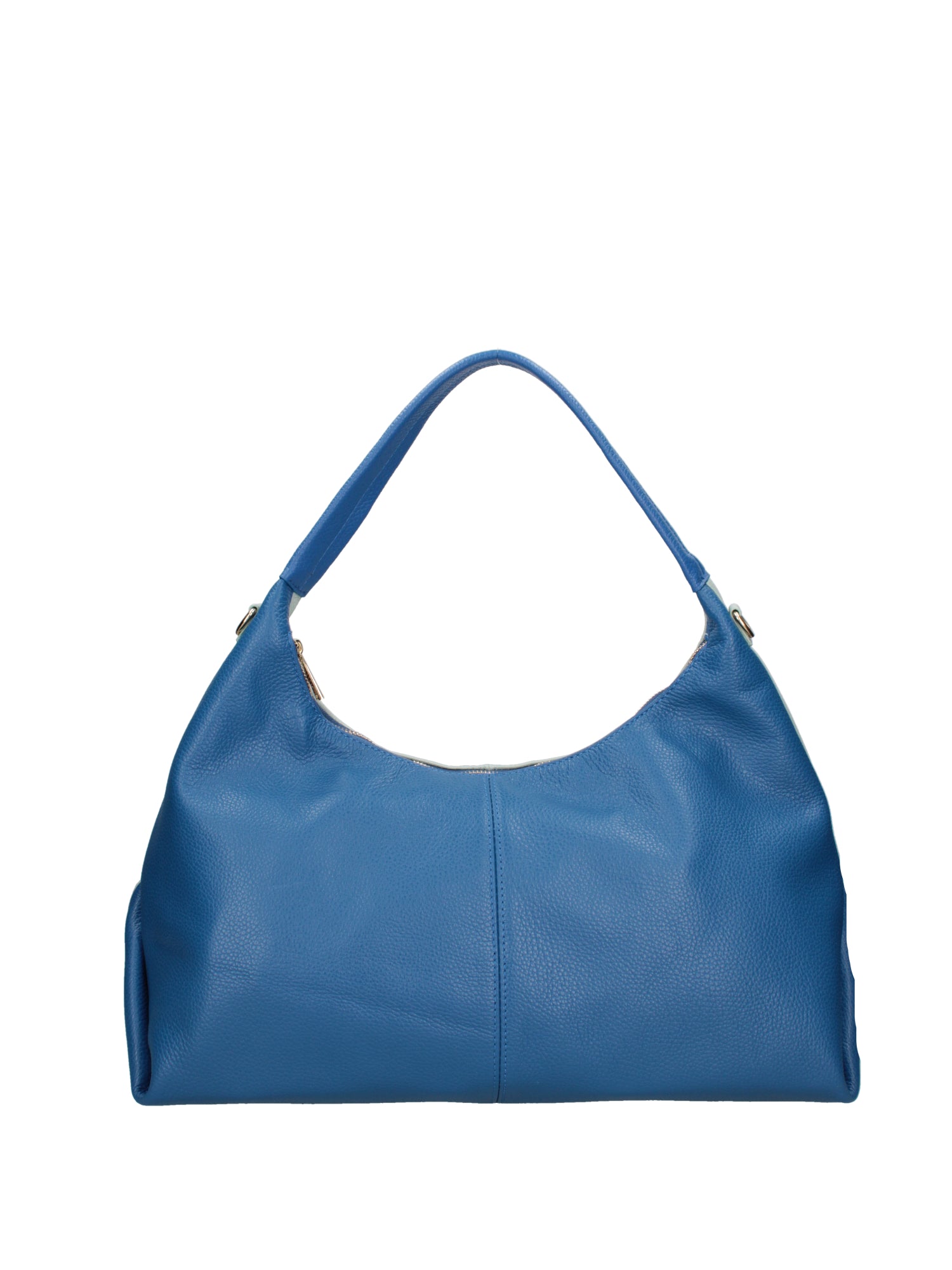 Borsa a spalla da donna Vera pelle 07233-D22 BLUETTE+D102 CIELO Roberta Rossi
