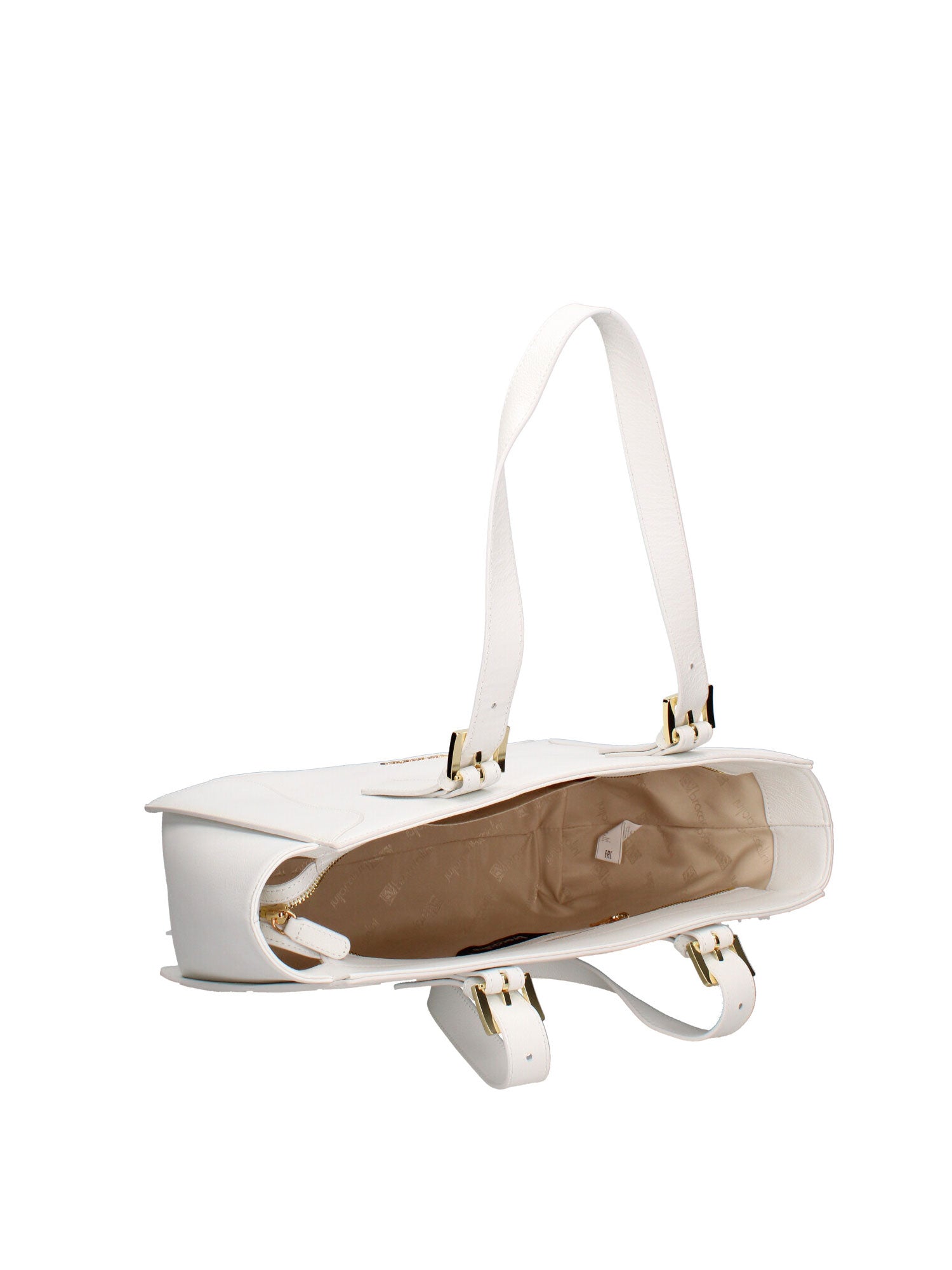 Valoria Pro Borsa a spalla da donna 100% pelle B17234-BIANCO Braccialini