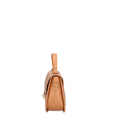 Borsa a mano da donna 100% vera pelle 07202-P 607 CUOIO Roberta Rossi