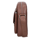 Borsa a tracolla uomo 100% PU Leather PCL3005-COFFEE Northampton Polo Club