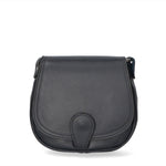 Bianca Borsa a tracolla da donna Vera pelle 10016 1020-S24 BLU JEANS Gave Lux