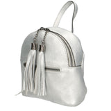Morgana 188132-ARGENTO SILVER Zaino da donna in vera pelle Gave Lux
