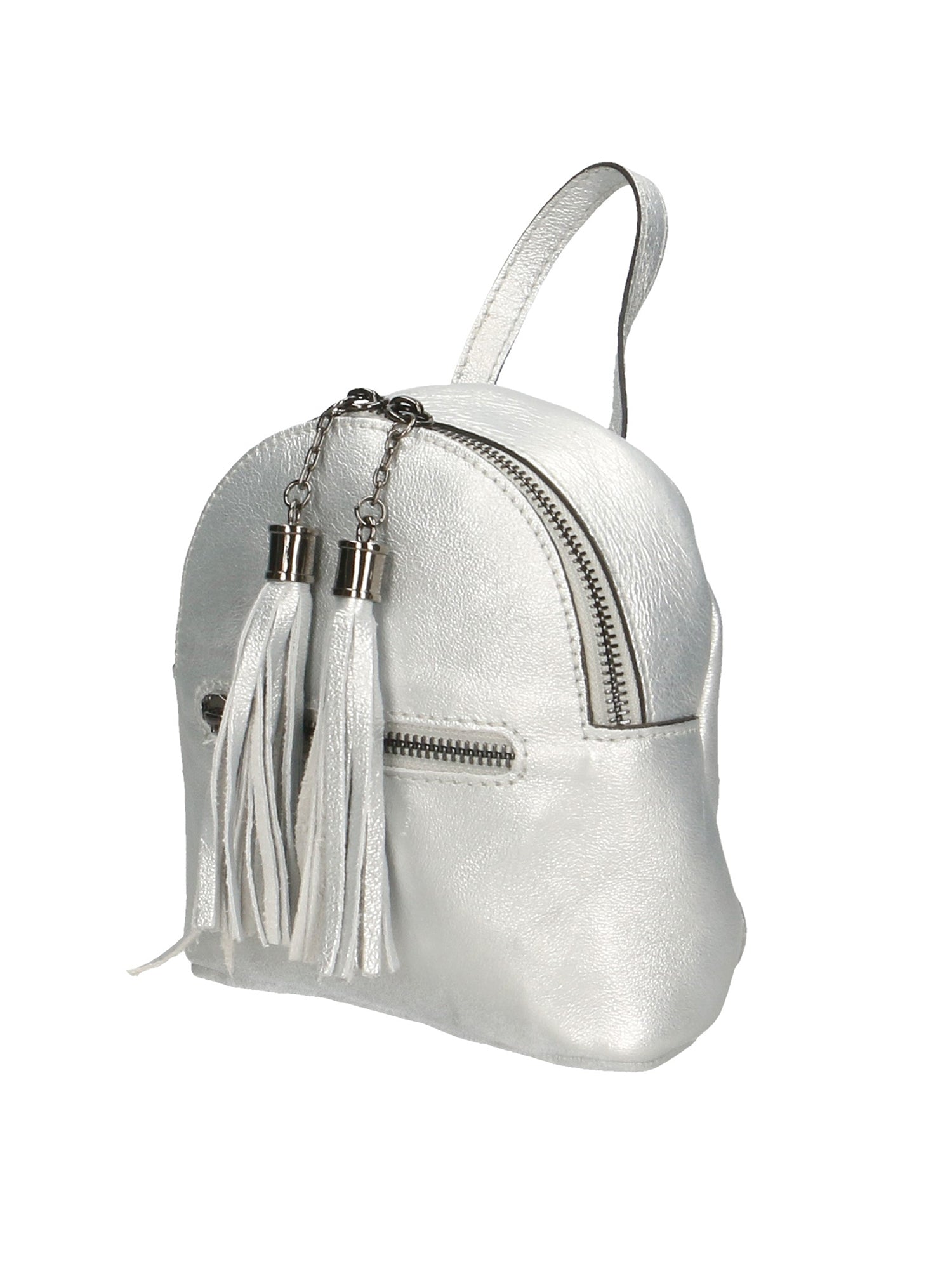 Morgana 188132-ARGENTO SILVER Zaino da donna in vera pelle Gave Lux