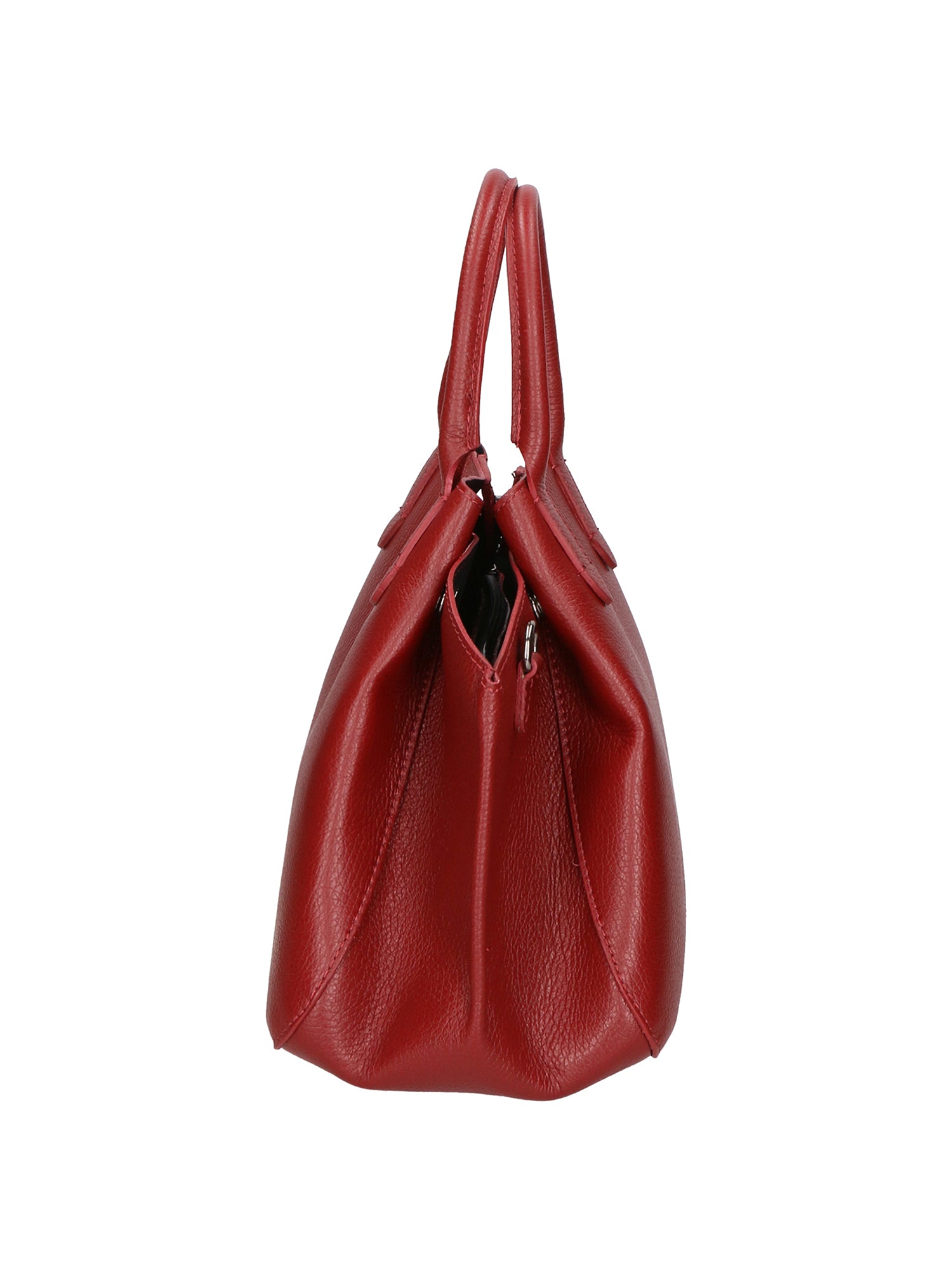 Vincenza Borsa a mano da donna Vera pelle 06898-D10 RUBINO Gave Lux
