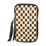 Alessandria Borsa a tracolla da donna Paglia Tabru 05001-NERO BEIGE Gave Lux