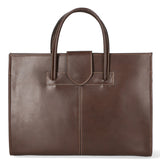 Evelina Borsa a mano da donna 100% pelle 9025-T.MORO Gave Lux