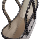 Borsa a mano da donna 100% Pvc FLAT GLAS S-BLACK STRASS Marc Ellis