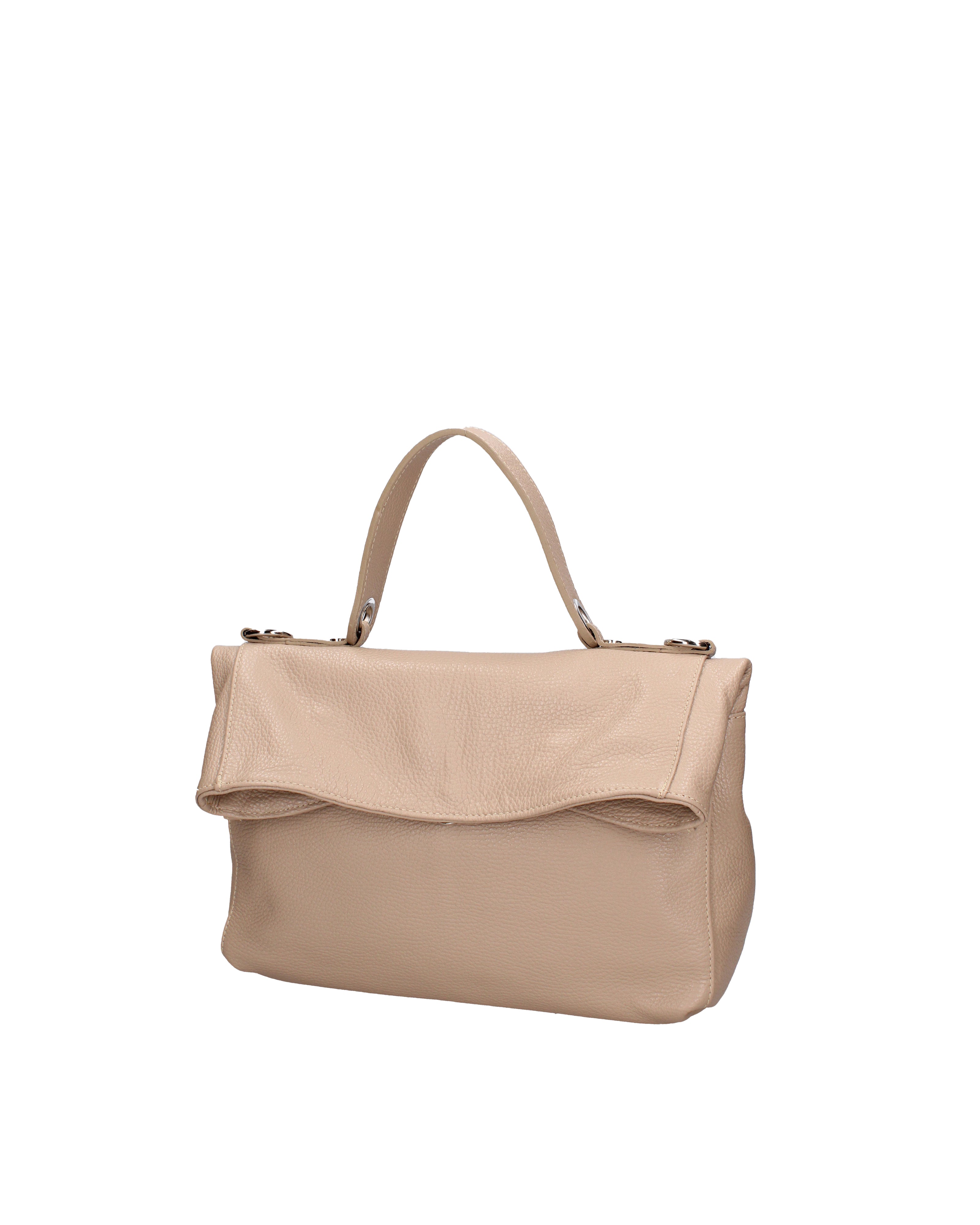Borsa a spalla da donna Vera pelle 07159-D05 CAPPUCCINO Viola Castellani