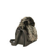 Silvana Pro Borsa a tracolla donna Vera pelle + Calfhair 6599-GRIGIO Gave Lux