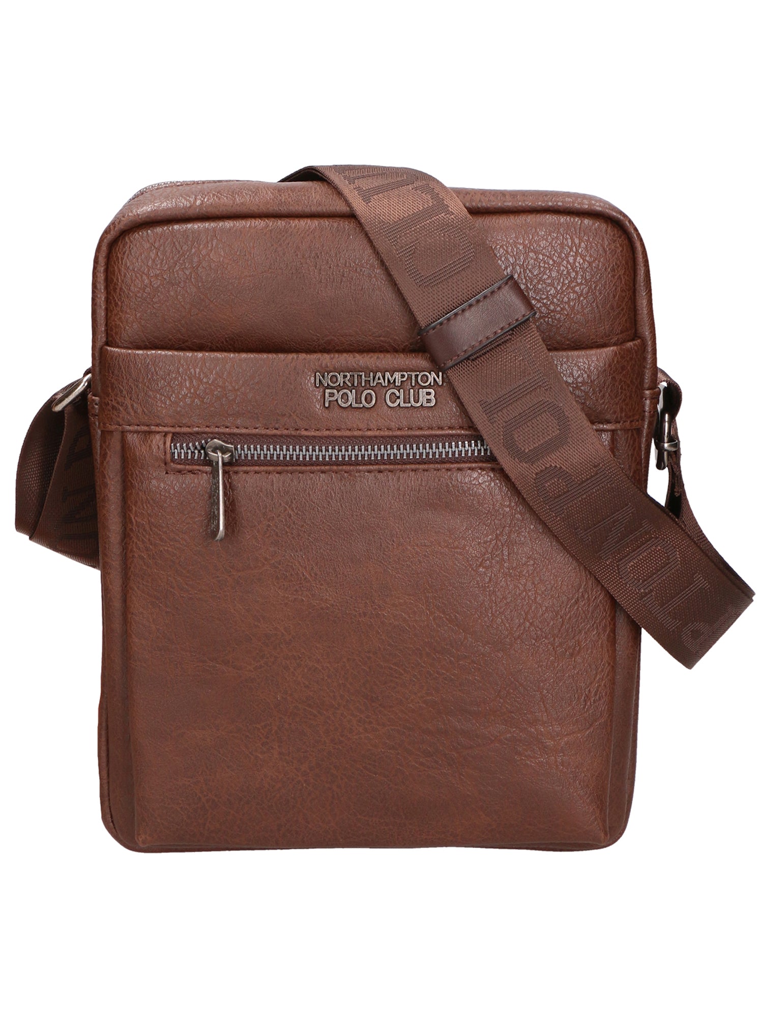 Borsa a tracolla uomo 100% pelle PU PCL3003-COFFEE Northampton Polo Club
