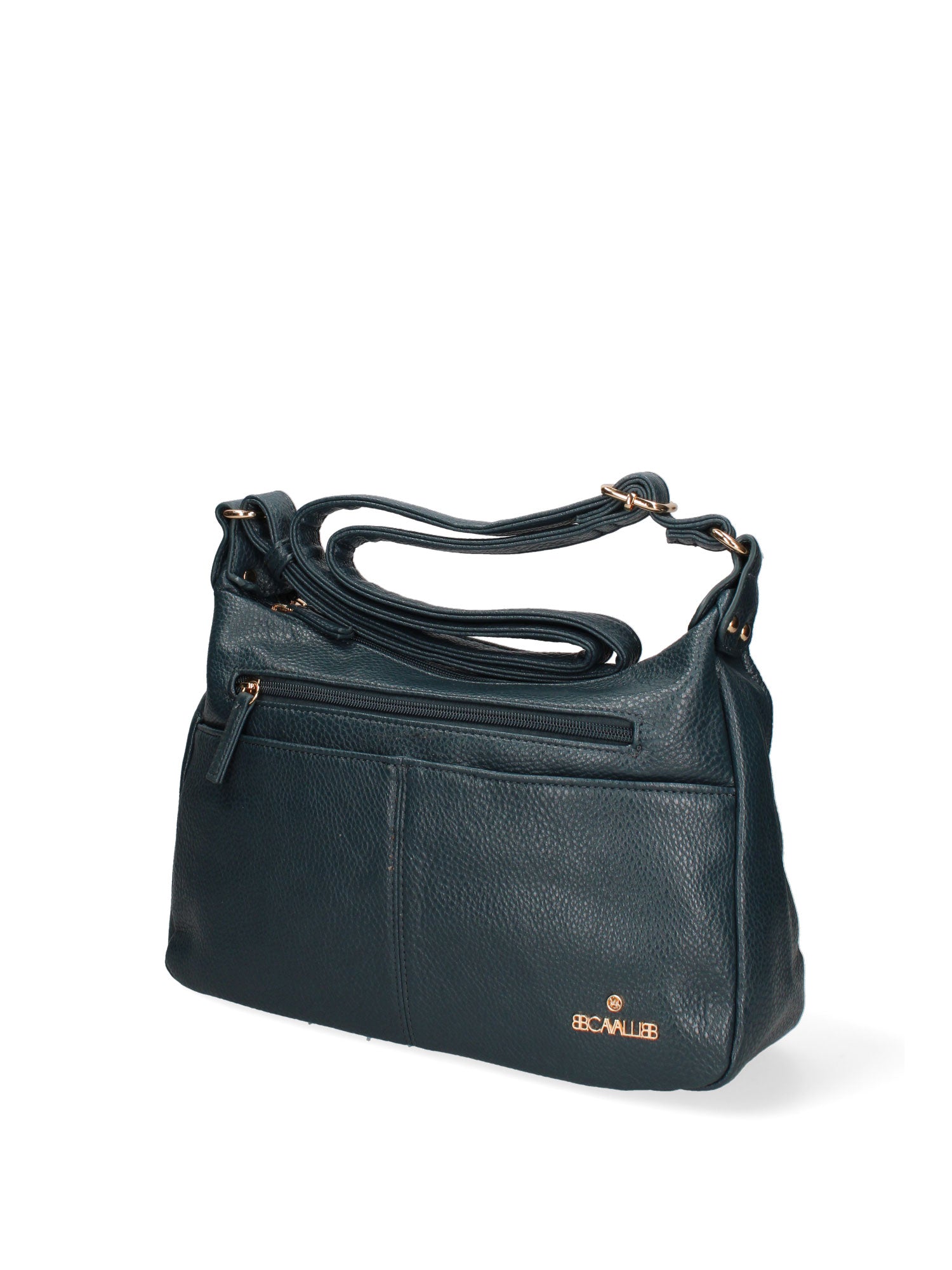Borsa a spalla da donna Ecopelle BC1345-BLUE B Cavalli
