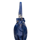 Ereba Borsa a mano da donna Made in Italy 100% pelle 3305-S22 BLUETTE Gave Lux