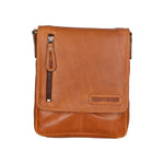 Borsa a tracolla da uomo 100% vera pelle HILB-3069S-CUOIO Hill Burry