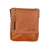 Borsa a tracolla da uomo 100% vera pelle HILB-3069S-CUOIO Hill Burry