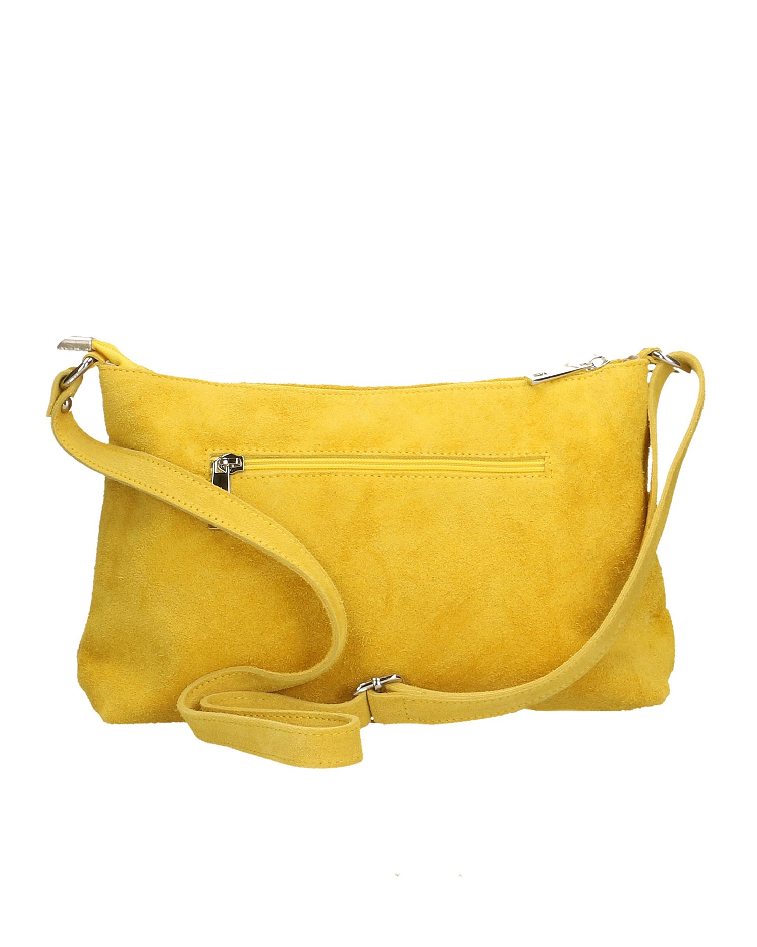 Embera Elite Borsa a tracolla donna Vera pelle scamosciata 8650-GIALLO Gave Lux