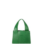 Borsa a mano da donna Vera pelle effetto cocco 07220-C47 VERDE Roberta Rossi
