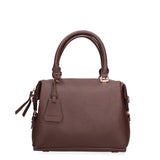 Borsa a mano da donna Ecopelle e Zip 631-1-CHOCOLATE Diana&co
