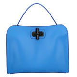 Kashia Borsa a mano da donna 100% pelle 06012-L222 BLU ASTER Gave Lux