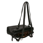 Borsa a spalla uomo in vera pelle Convertibile HILB-4065-NERO Hill Burry