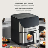 Abs Friggitrice ad Aria Pp Garanzia 24 Mesi RA620DSV-Black Volkshin