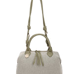 Borsa a mano da donna 100% pelle vegana PU 749-1PT-KIWI Diana&co