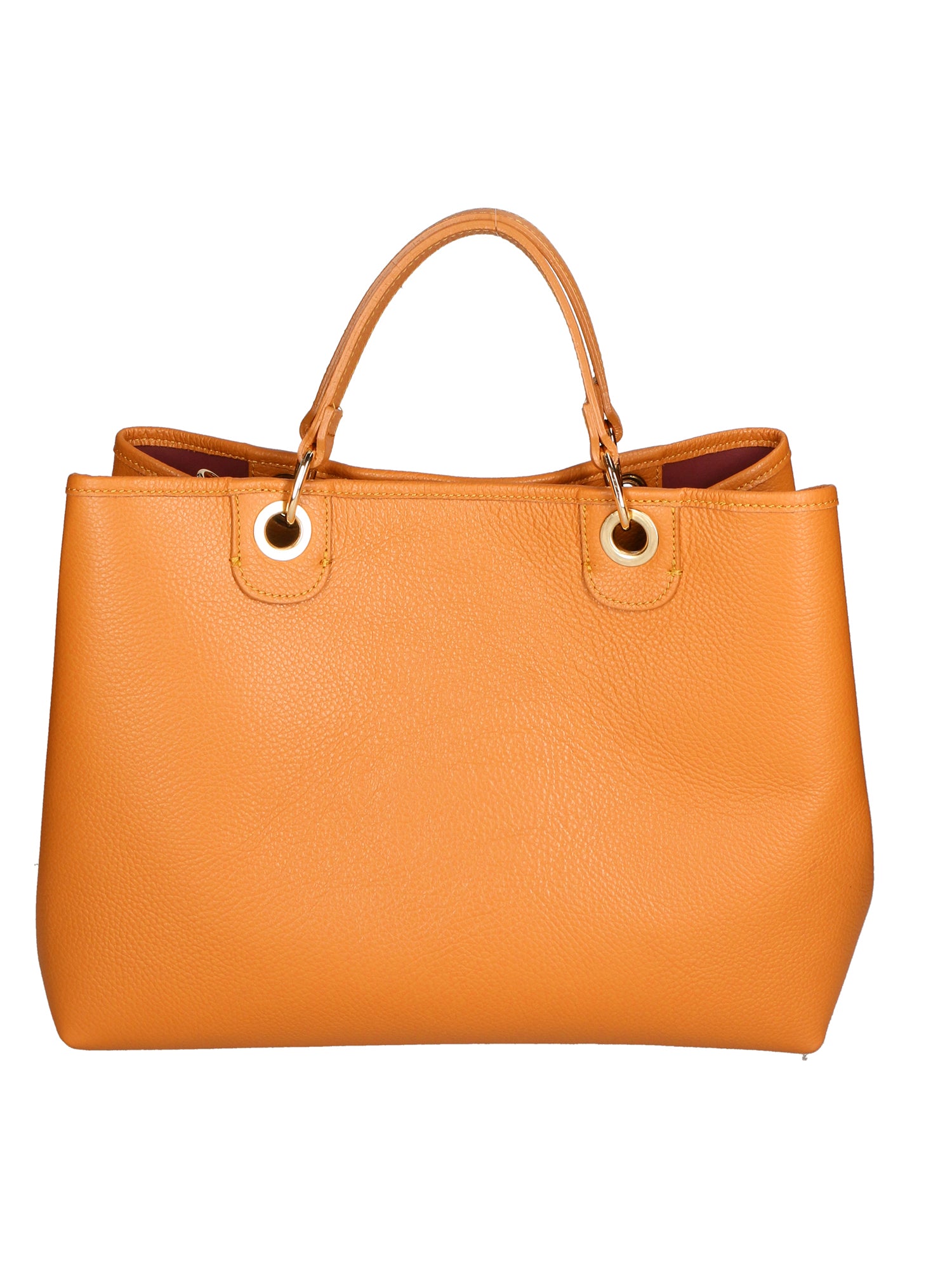 Azurite Borsa a mano da donna 100% pelle 06105-D44 CUOIO COGNAC Gave Lux