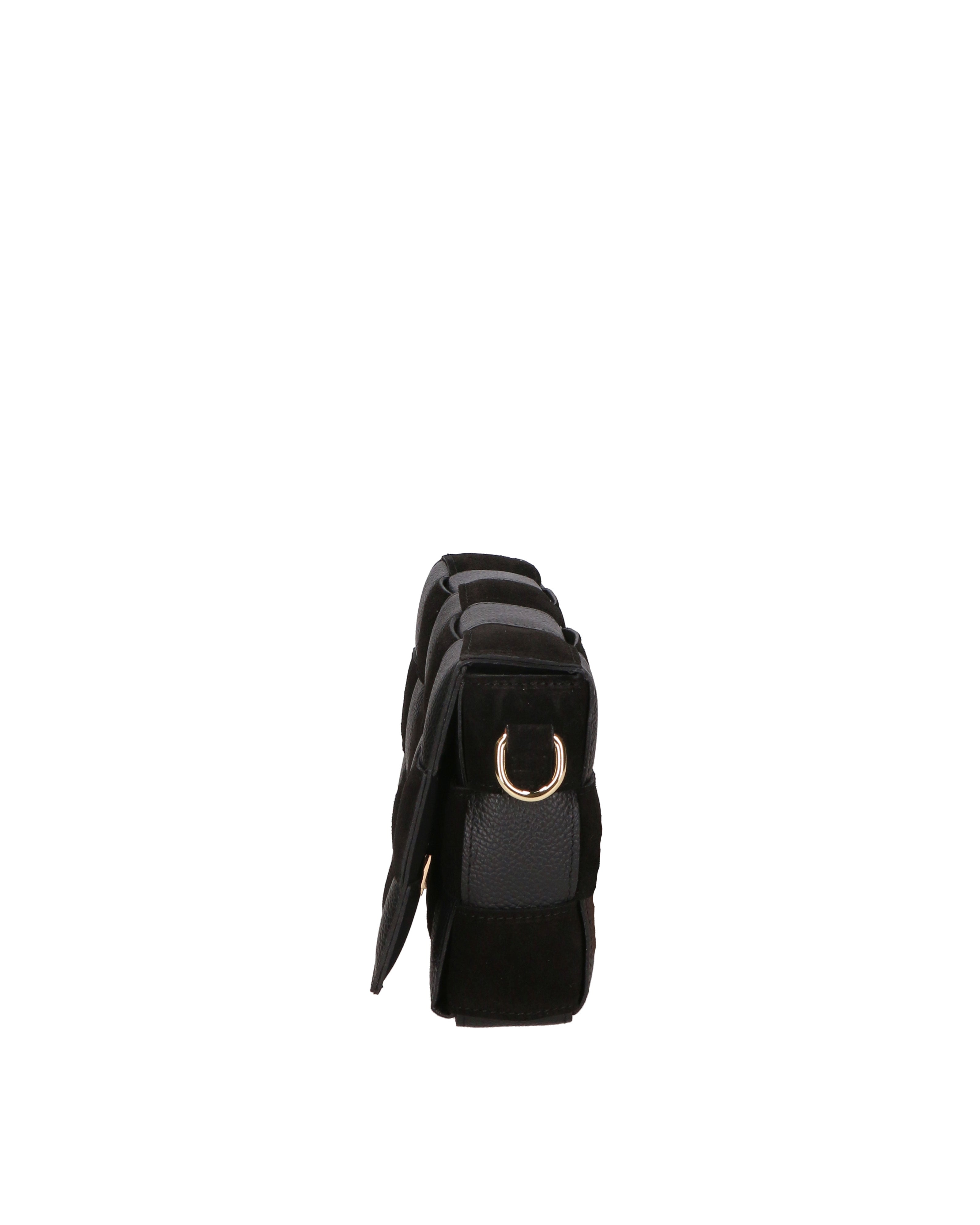 Aranea Borsa a tracolla donna Vera pelle R6080B-D28 NERO Chiara Ferretti