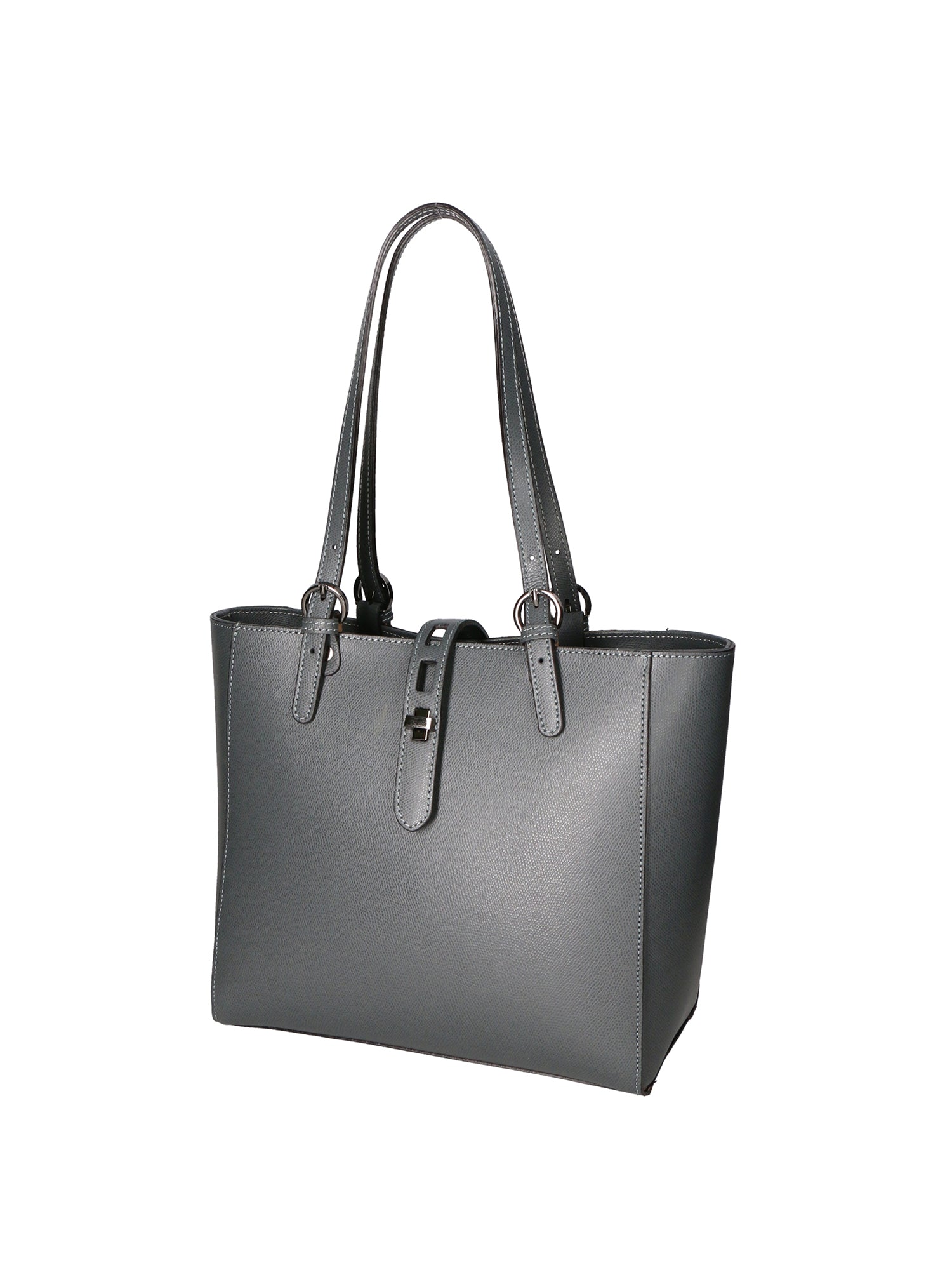 Anna Borsa a spalla da donna 100% pelle 05415-PL27 CENERE Gave Lux