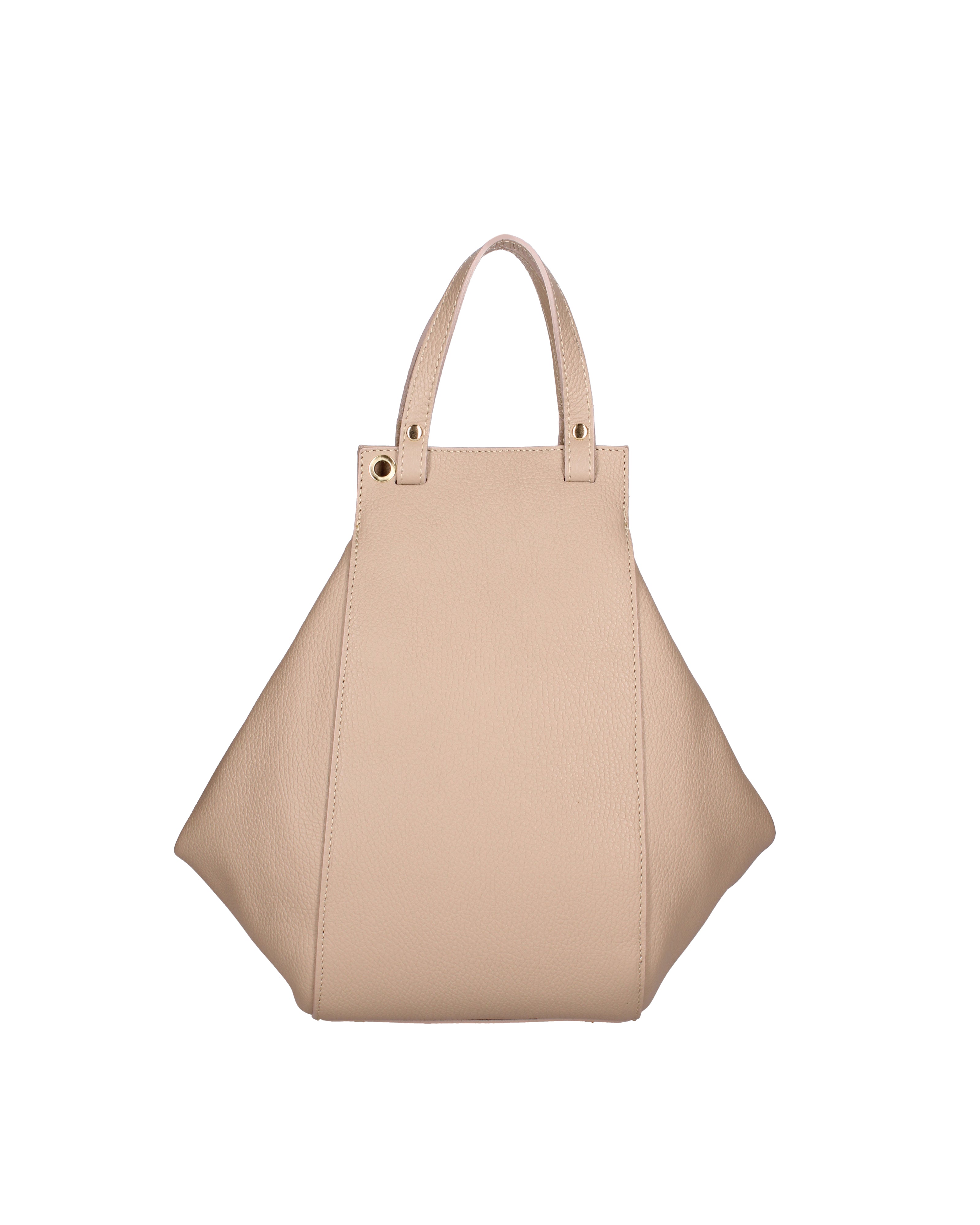Lindsey Borsa a mano da donna 100% vera pelle 07162-D05 CAPPUCCINO Viola Castellani