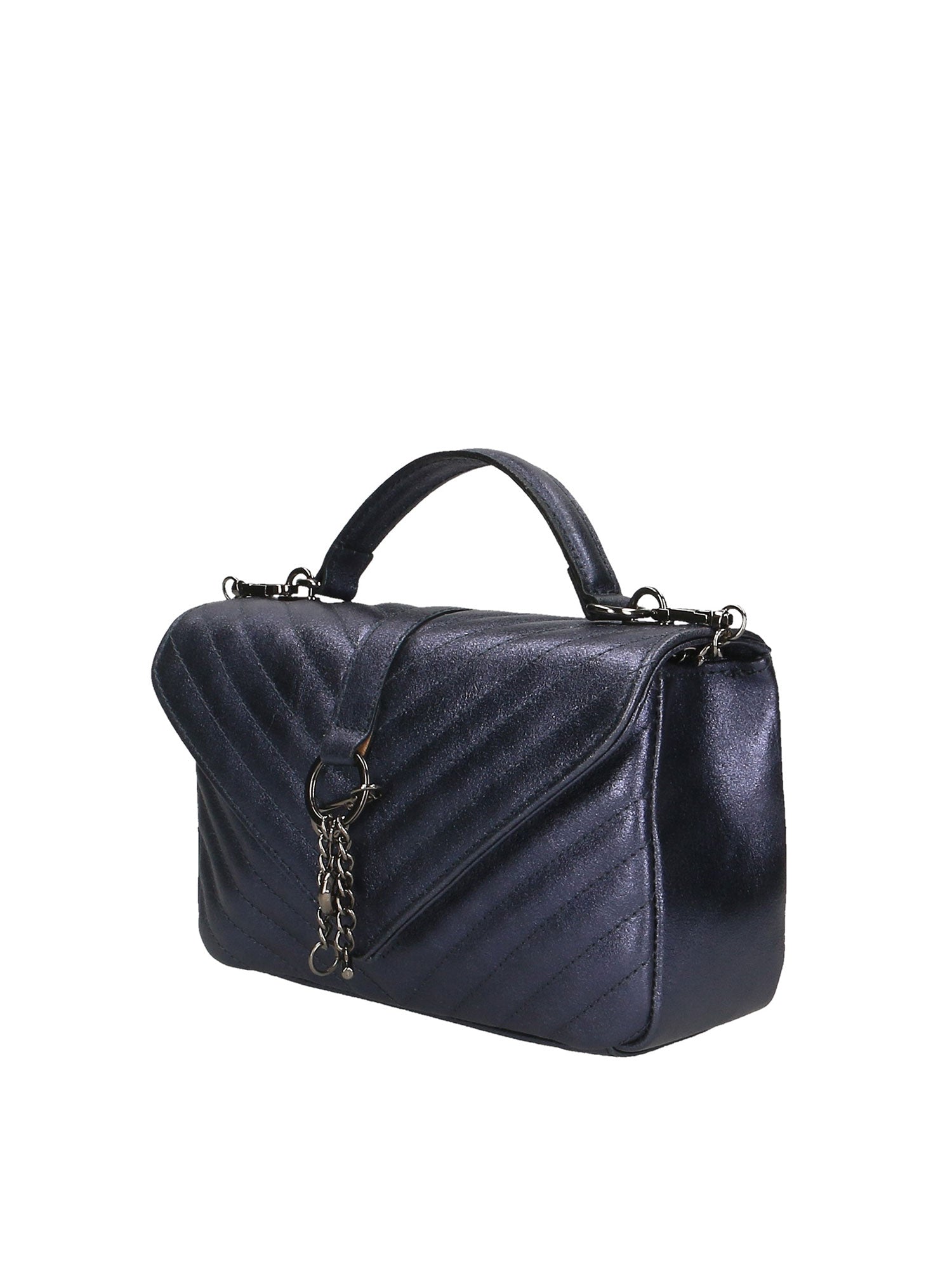 Volterra Borsa a tracolla da donna Vera Pelle 1626-BLU Gave Lux