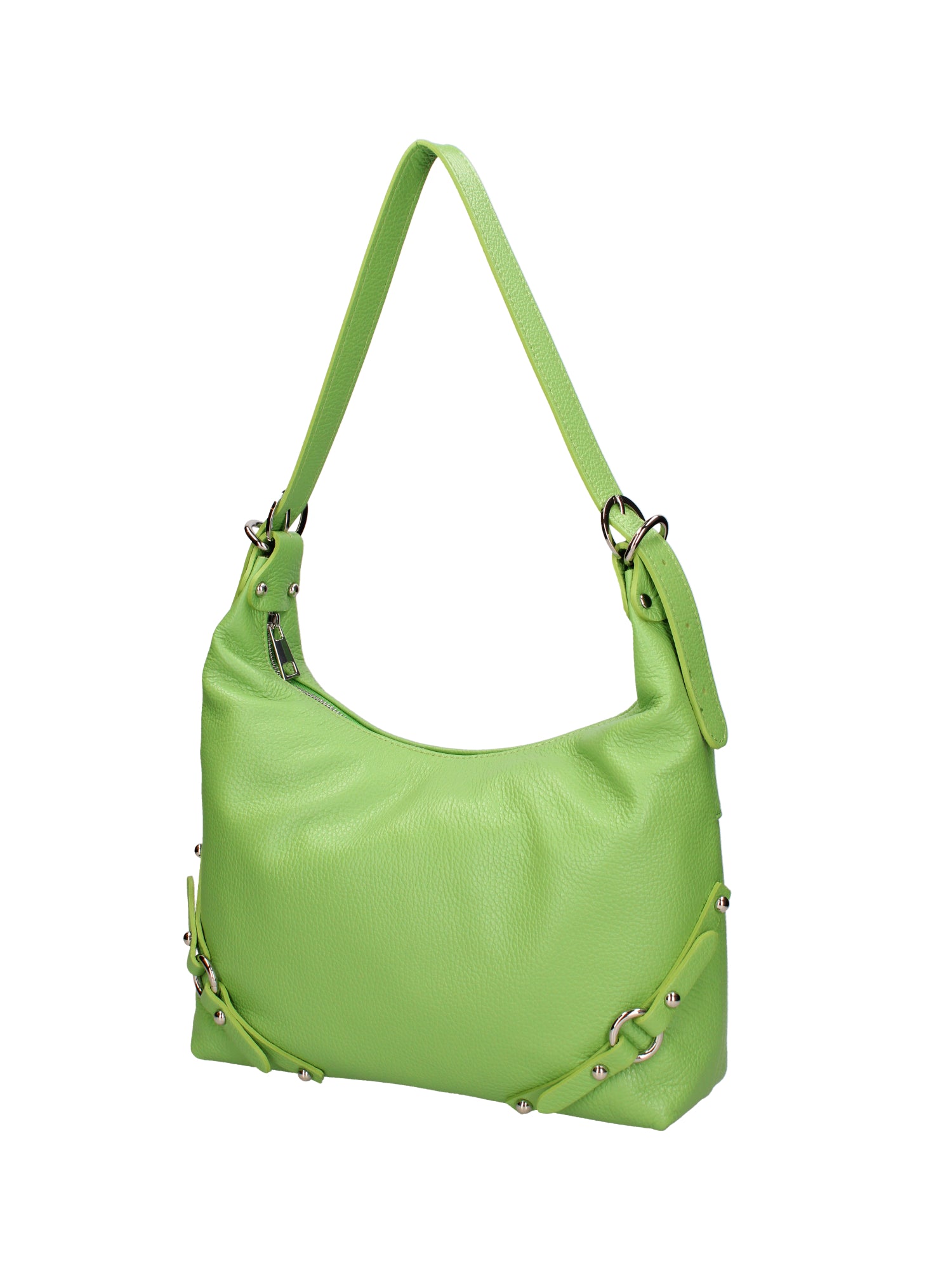 Fiorenza Lux Borsa a spalla da donna Vera pelle 07140-D12 VERDE Viola Castellani