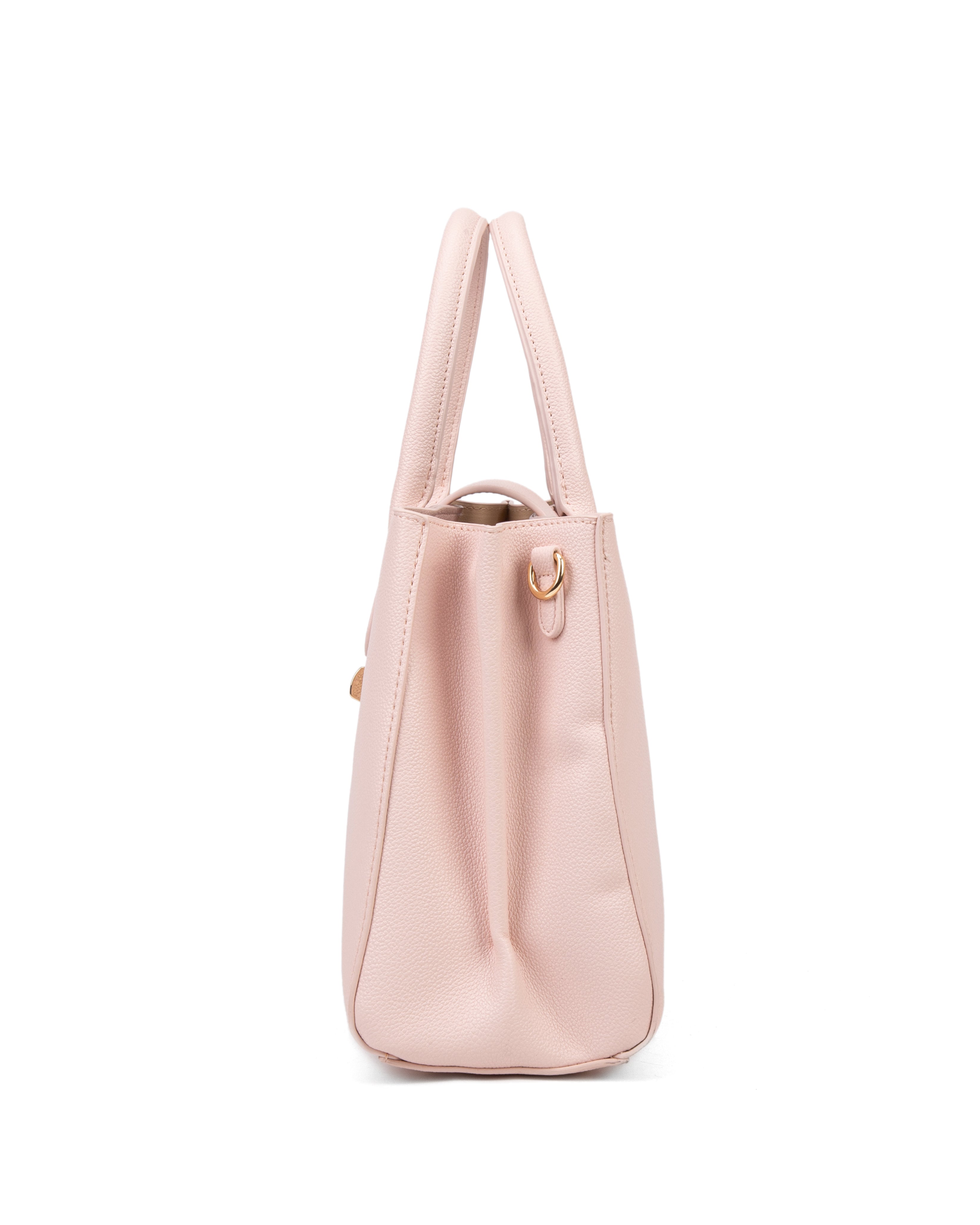 Borsa a mano da donna 100% pelle vegana PU 712-2PT-LIGHTPINK Diana&co