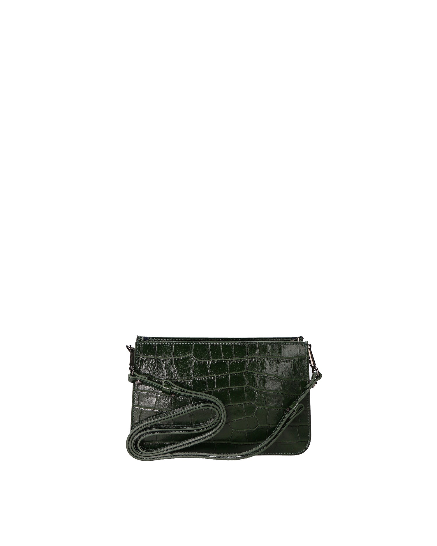 Valoria Borsa a spalla da donna Vera pelle 05414-B14 VERDE SCURO Gave Lux