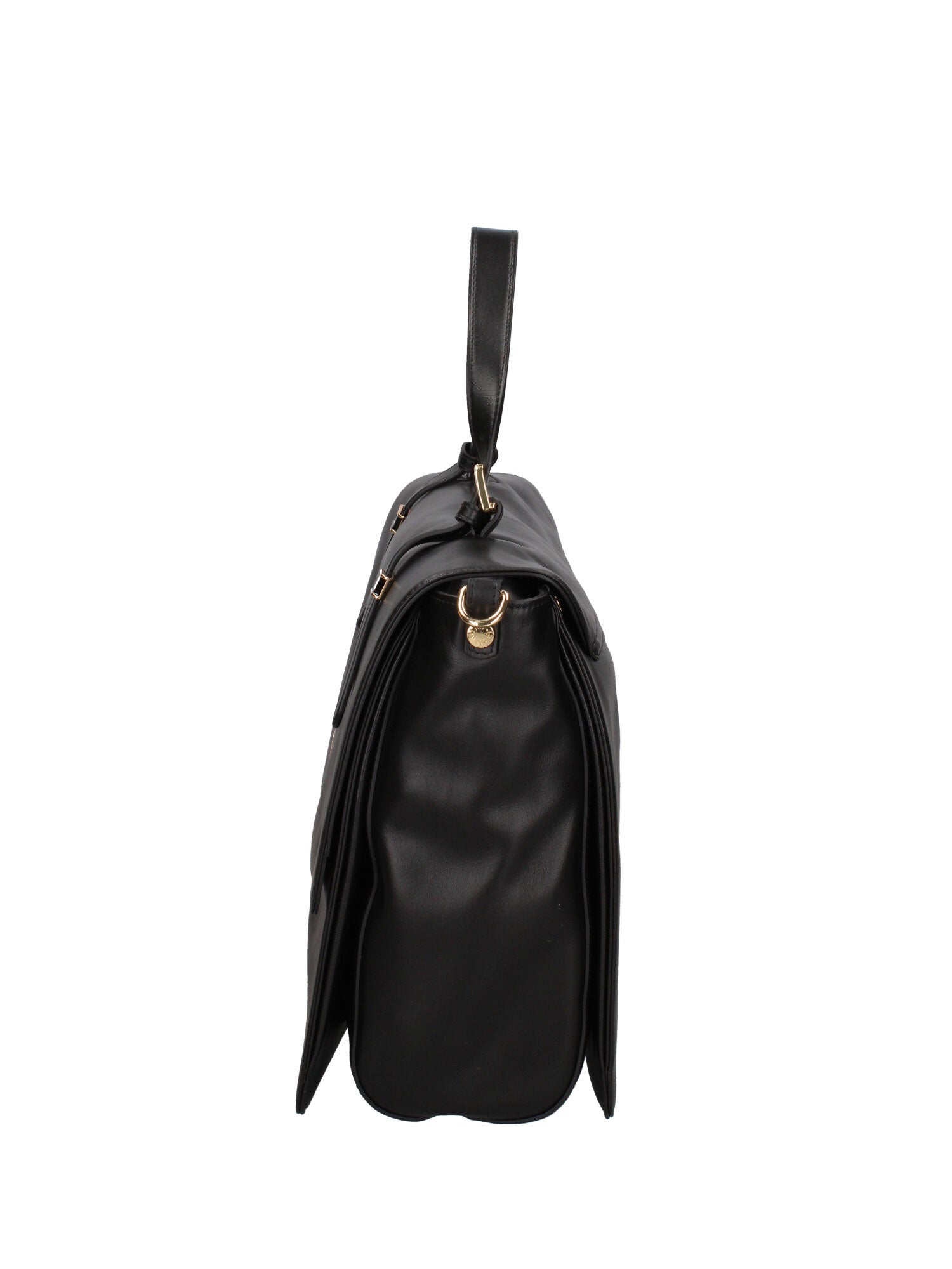 Valoria Prime Borsa a spalla da donna 100% pelle B17213-NERO Braccialini