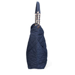 Borsa a spalla da donna Nylon ed ecopelle DC3533-4-NAVYBLUE Diana&co