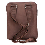 Borsa a tracolla uomo Pelle vegana + Tessuto PCL3153-BROWN Northampton Polo Club