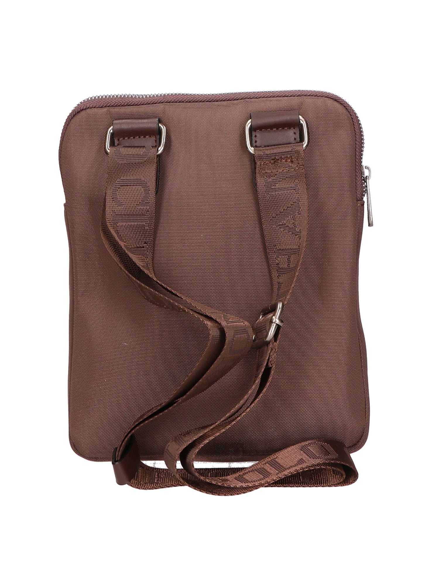 Borsa a tracolla uomo Pelle vegana + Tessuto PCL3153-BROWN Northampton Polo Club